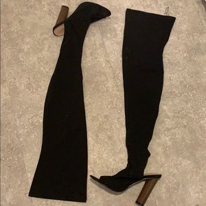 Public desire high knee boots